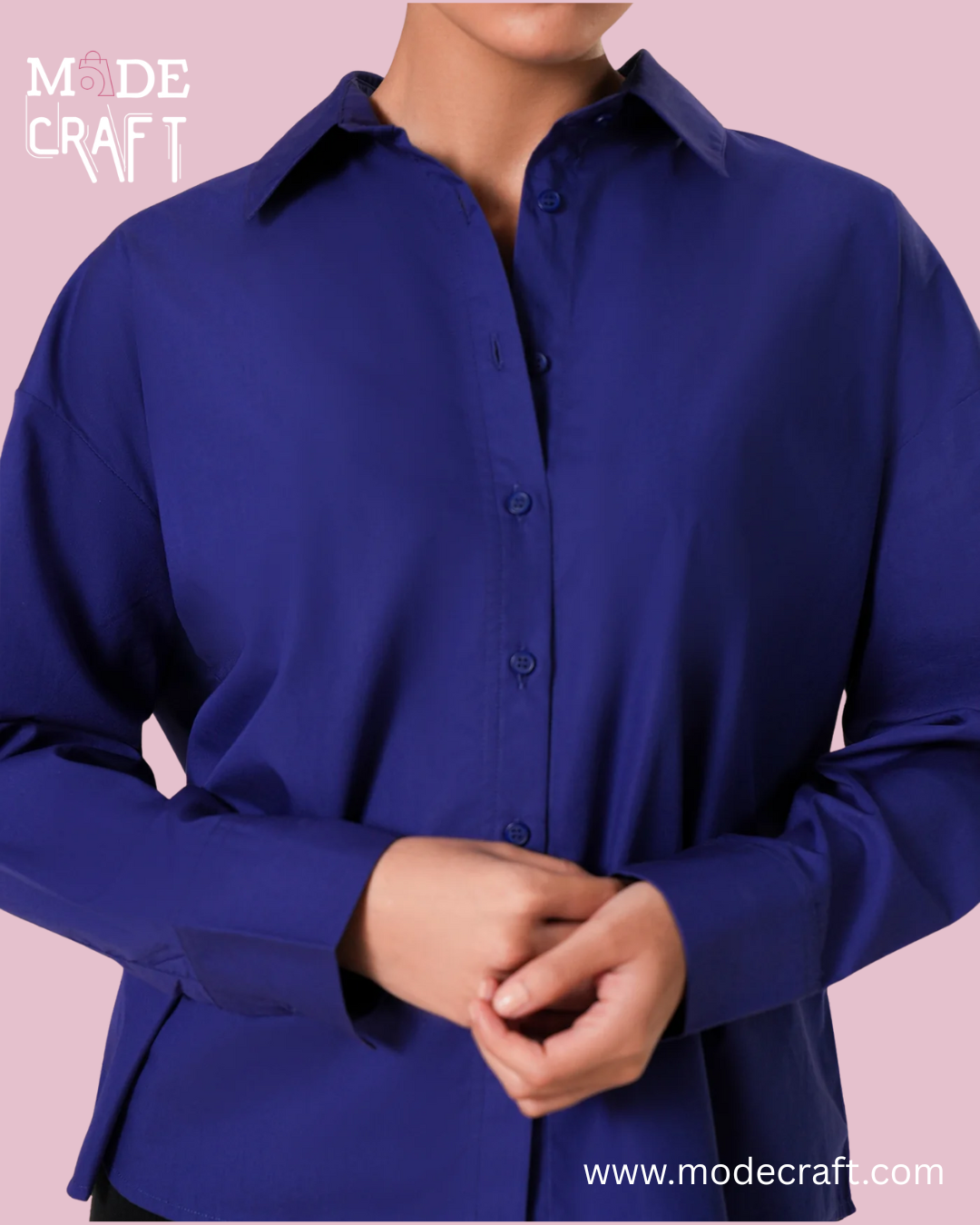Classic Button-Down Shirt – Royal Blue